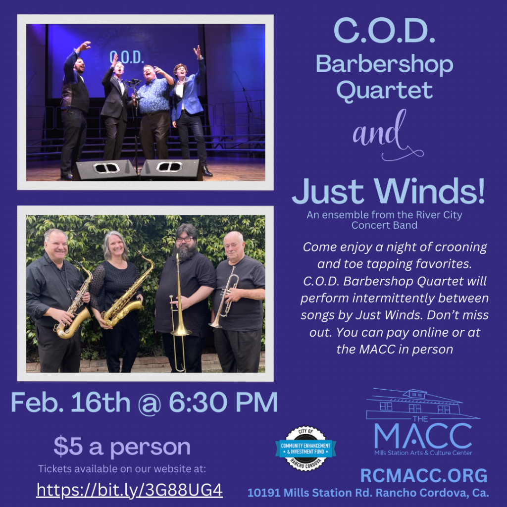 C.O.D and Just Winds at the MACC